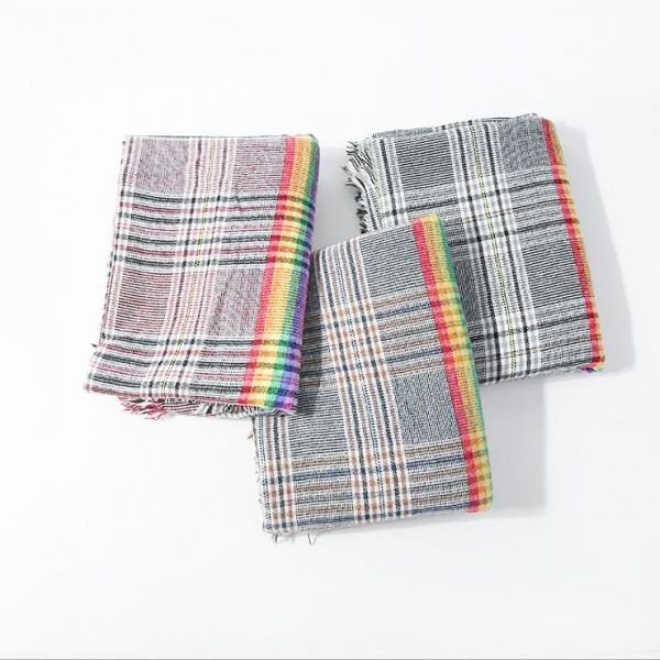 Rainbow knit scarf wholesale