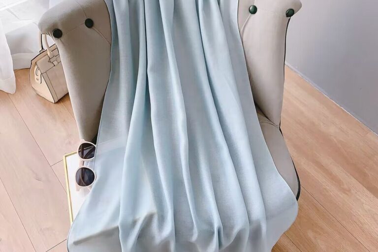 Desert-Inspired Cotton-Linen Scarf for Travel, Sun Protection & Beach