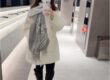 Double-Sided Embroidered Wool Scarf with Tassels for Autumn & Winter