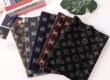 Men's Jacquard Wool-Feel Winter Scarf with Silky Brushed Texture