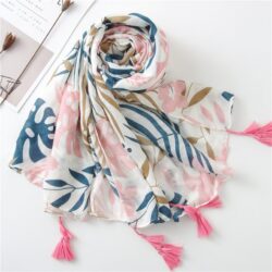 Soft cotton scarf bulk supplier custom colors